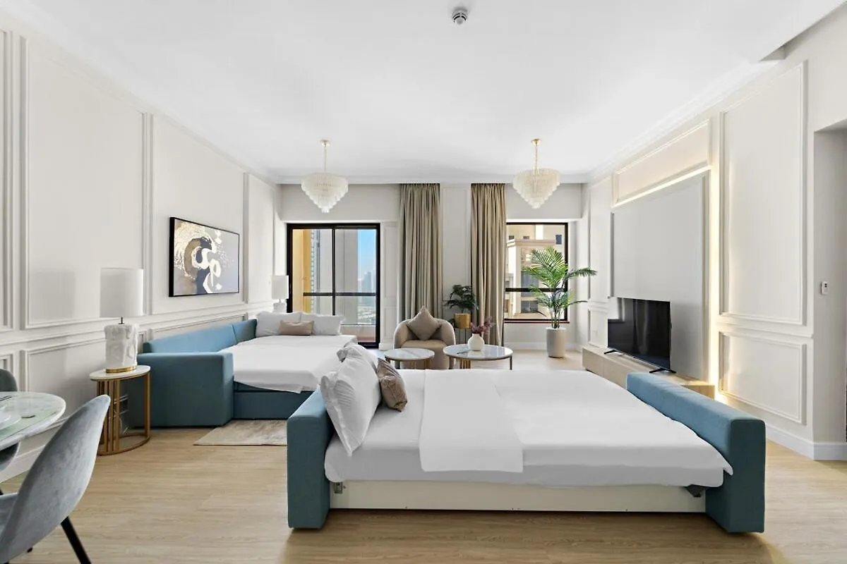 First Class 1Br Breathtaking Beach Views Dubai 0*,